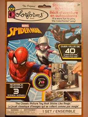 Marvel Spider-Man Colorforms Activity Set 🕷️